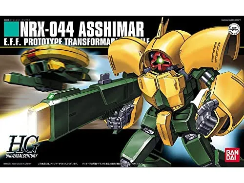 BANDAI 16389 1/144 HGUC Asshimar - Action- & Spielfiguren, detailliertes Modell aus dem beliebten Gundam-Universum, ideal für Sammler und Bastler