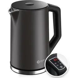 BALTER Edelstahl Wasserkocher mit Temperatureinstellung