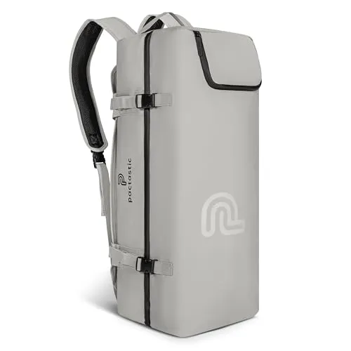 Pactastic großer Rucksack + Reisetasche Multifunktion - Tagesrucksäcke mit 3 Tragemöglichkeiten und 37 Litern Volumen, ideal für Reisen, Outdoor-Aktivitäten und Sport. Leicht, wasserabweisend und organisiert durch große Öffnungs-Klappe und separate Fächer.
