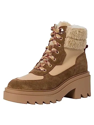 Tamaris Winterstiefel für Damen in Braun - 262-30-00677 - Wanderschuhe mit TOUCH-IT Technologie für hohen Komfort, bequeme Weite und modischem Blockabsatz, ideal für Freizeitaktivitäten.