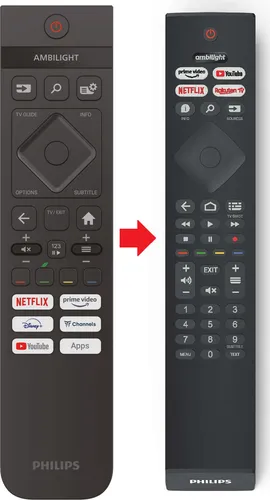 Original Fernbedienung Philips TV 996592404610 | 398GR10BEPHNE000CR