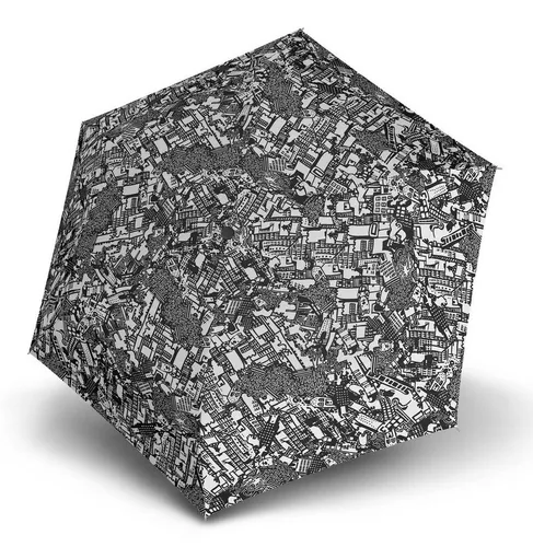 Knirps® Ultra Light Slim Manual Story in schwarz von Knirps®