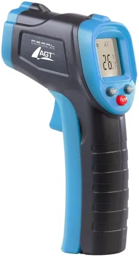 AGT IR-Infrarot-Thermometer: Digitales Infrarot-Thermometer mit Laserpointer, -50 bis 600 °C (mit Laser, Hand)