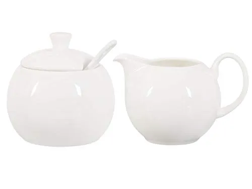 Zuckerdosen & Milchkännchen Weiß von Buchensee