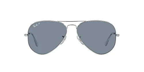 Ray-Ban Unisex-Sonnenbrille RB3025 AVIATOR LARGE METAL 003/02 - Elegante Sonnenbrille mit 100 % UV-Schutz für optimalen Augenschutz. Der Sattelnasensteg sorgt für hohen Tragekomfort, während die hochwertigen Gläser eine klare Sicht bieten. Ideal für stilbewusste Träger.