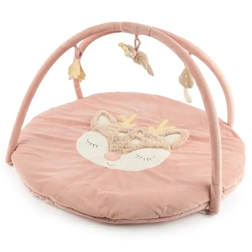 Bieco Spieldecke Reh Ella mit Activitybogen - Gemütliche Spieldecke mit Activitybogen für Babys. Fördert die motorischen Fähigkeiten und sorgt für Spaß beim Spielen und Entdecken.