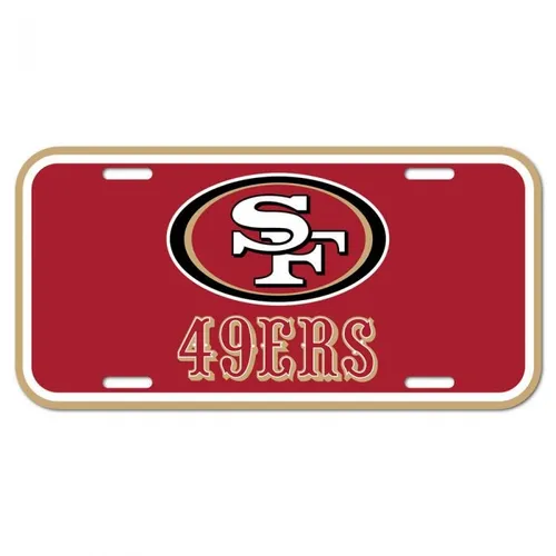Wincraft NFL Kennzeichenschild - San Francisco 49ers