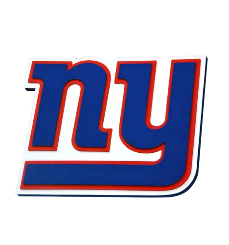 FanFave NFL New York Giants 3D-Wandschild aus Schaumstoff - Wand- & Türschilder, leicht und langlebig aus 3,8 cm dickem EVA-Schaum, perfekte Wanddekoration mit lebhaften Team-Grafiken für Sportfans.