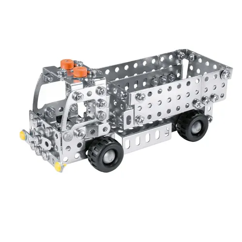 Eitech LKW Kipper Neu - Konstruktionsspielzeug für Kinder ab 6 Jahren, aus robustem Metall gefertigt, fördert Kreativität und Feinmotorik beim Bauen.