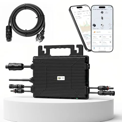 SUNNIVA Wechselrichter Astro Energy TM-L800Mi 800W - Wandler für Balkonkraftwerke mit 800 W Leistung, 2× MPPT für optimale Erträge, wetterfest (IP67) und einfach zu installieren dank Plug-&-Play. Überwachen Sie Ihre Energieerträge bequem per WLAN und App.