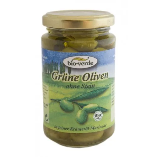 Isana, Grüne Oliven ohne Stein, 200g von bio-verde