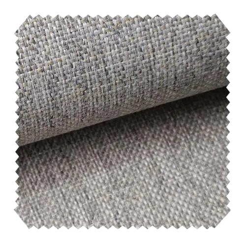 novely® LARISO - Gewebter Polsterstoff - Melierter Möbelstoff - Flachgewebe - Meterware 1lfm | Farbe: 81 Betongrau