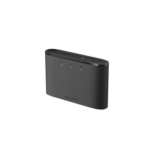 Mercusys MT110 4G LTE Mobile Wi-Fi - Schwarz - Router für unterwegs mit bis zu 10 Stunden Akkulaufzeit und 150 Mbit/s Downloadgeschwindigkeit. Ideal für mobiles Internet mit bis zu 10 Geräten gleichzeitig.