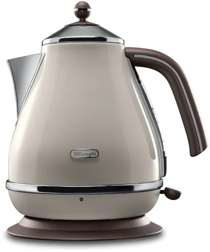 DeLonghi Icona Vintage KBOV 2001.BG - 1,7 l elektrischer Wasserkocher, 2000 W Schnellkochleistung im nostalgischen Retro-Design für stilvolle Küchen