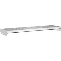 vidaXL Gitterroststufe 90x24x7 cm aus verzinktem Stahl - Treppen & Geländer: Robuste, rutschfeste Stufe aus verzinktem Stahl, ideal für sichere Treppen in Innen- und Außenbereichen, wetterfest und langlebig.