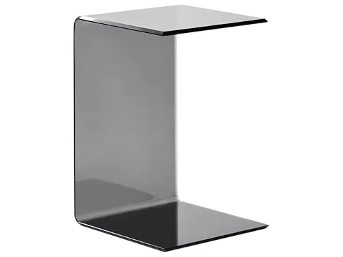 Beliani Beistelltisch Lourdes C-Form 40x61 cm