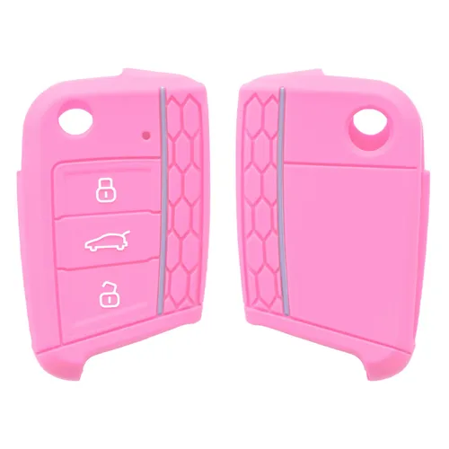 Autoschlüssel Schutzhülle für VW Golf 7 MK7 3-Tasten Autoschlüssel -