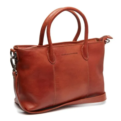 The Chesterfield Brand Novum Shopper Tasche aus Leder 34cm in Cognac - Elegante Damen-Shopper Tasche aus hochwertigem Leder mit praktischem Reißverschlussfach und stilvollem Design. Ideal für den täglichen Gebrauch und vielseitig kombinierbar.