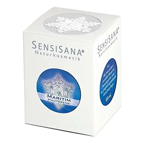 Sensisana Maritim Hautcreme 50ml - Tagespflege für sensible Haut, beruhigt Allergien und schützt vor Umwelteinflüssen mit maritimen Wirkstoffen.