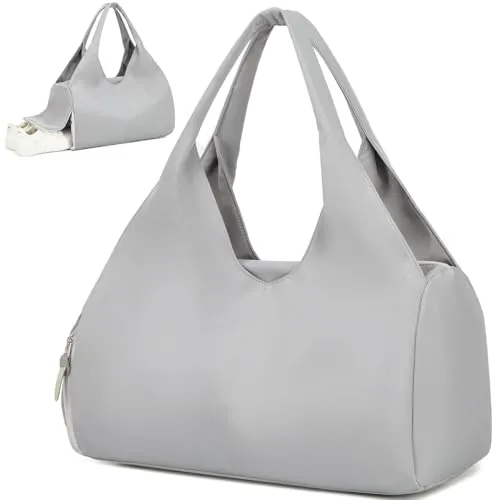 BlesMaller Sporttasche Damen Reisetasche Handgepäck mit Schuhfach & Nassfach Trainingstasche kleine Gym Tasche für Yoga Sauna Schwimmen