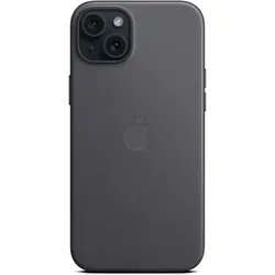 Apple MT423ZM A Feingewebe Case mit MagSafe für iPhone 15 Plus - Schickes, schützendes Design in Schwarz mit zuverlässigem MagSafe-Kompatibilität