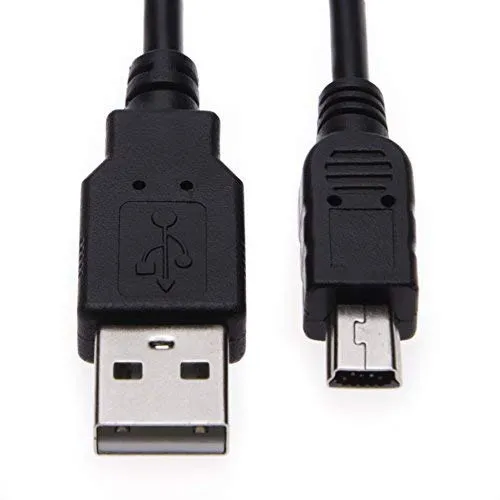 Mini USB Kabel 5m Ladegerät Kompatibel mit Tom Tom 520, 530, 540, 550, 620, 630, 720, 730, 740, 750, 920, 930, 940, 950, 2050, XL 30, Tom Tom Start 25 M, ONE 30 Series Sat NAV GPS Navigation Aufladen