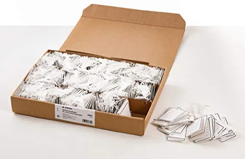 HERMA 6842 Warenanhänger liniert mit Faden und Splint, 1000 Stück - Preis-Etiketten für Geschenke und Schmuck, hochwertig mit vorgedruckten Linien, ideal für Preis- und Warenauszeichnungen, einfach zu beschriften.