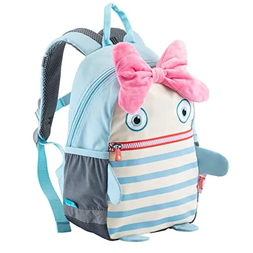 Skandika Sorgenfresser Kinderrucksack Lilli | Kinder Rucksack ab 1-5 Jahre für Mädchen und Jungen, 8 L, Namensschild, reflektierende Elemente, Outdoor | Kindergartenrucksack, Vorschulrucksack