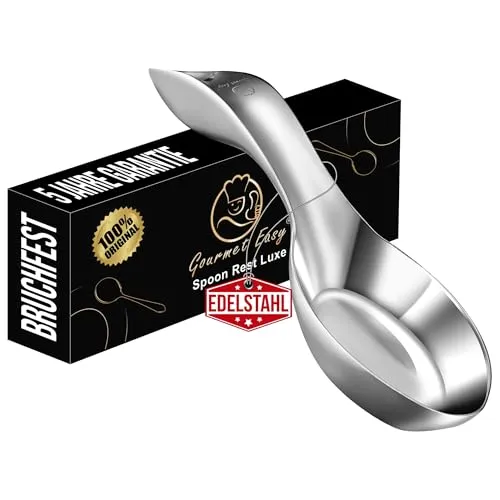 Gourmet Easy Löffelablage Edelstahl, Spoon Rest, Kochlöffelhalter