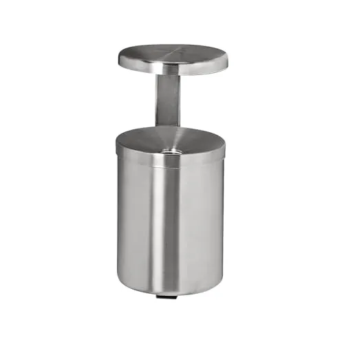 kaiserkraft | Sicherheits-Wandascher mit Dach | 5,5 l | Höhe 390 mm | Edelstahl