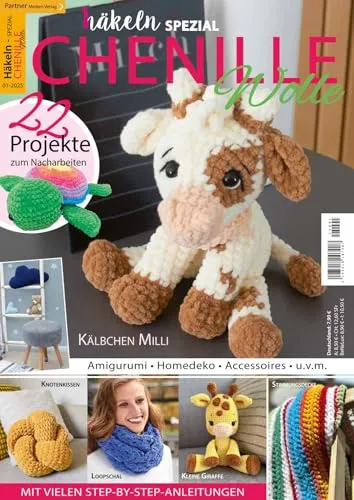 Chenille Wolle - Häkeln Sonderheft 1/2025