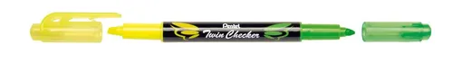 Pentel Twin Checker Textmarker Mehrfarbig SLW8-GK