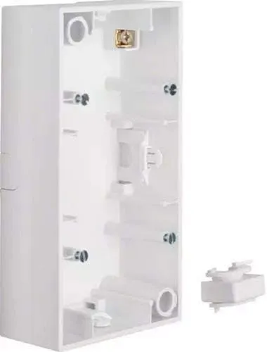 Caja mont. 2E S1 bl. polar,brillo