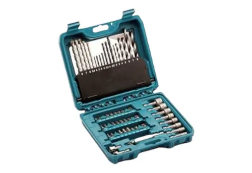 Makita P-90358 Pro Bohrer- und Bit-Set | 60-teilig - Handwerkzeug-Zubehör mit 60 hochwertigen Bohrern und Bits, ideal für Profis und Heimwerker, sorgt für vielseitige Einsatzmöglichkeiten und präzise Ergebnisse.