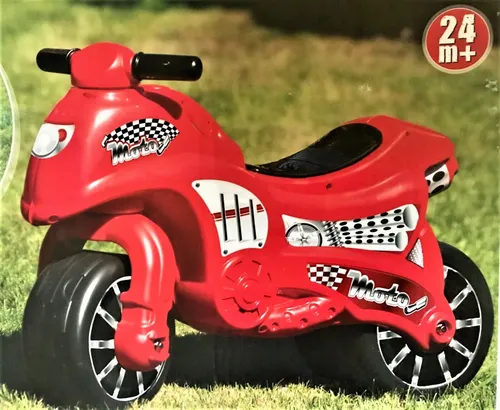Mein 1. First Rennbike Rutscher Motorrad in rot - Rutscherfahrzeug für Kinder von 3-4 Jahren, aus robustem Kunststoff, fördert die motorischen Fähigkeiten und sorgt für viel Spaß beim Spielen.