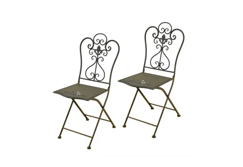 HTI-Living Klappstuhl Romantische Metallstühle 2er Set von HTI-Line