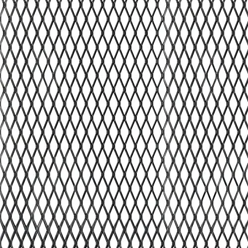 Alberts Streckmetallblech Aluminium schwarz eloxiert 250 x 1 x 500 mm - Stahlbleche, hochwertiges eloxiertes Aluminium für optimale Korrosionsbeständigkeit und vielseitige Einsatzmöglichkeiten.