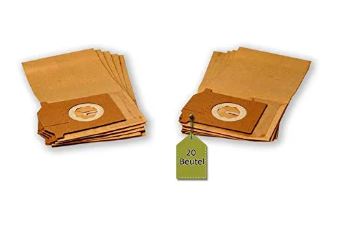 Staubsaugerbeutel ähnlich SWIRL S 69, 20 Staubbeutel + 4 Mikro-Filter