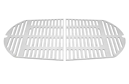 mocisa Edelstahl Grillrost Set | 2 Stück für Weber Q100-Serie