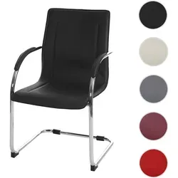 Konferenzstuhl Samara, Besucherstuhl Freischwinger in beige von Heute-Wohnen