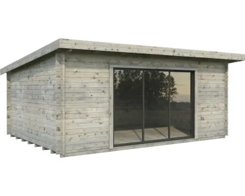 Gartenhaus Palmako Lea 19,4 m² Schiebetür Sicherheitsglas inkl. Fußboden 578 x 4