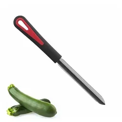 WESTMARK Entkerner zum Aushöhlen von Zucchini und anderem Gemüse, PP, TPE, Edelstahl, Made in Germany, spülmaschinengeeignet, BPA-frei rot|schwarz|silberfarben