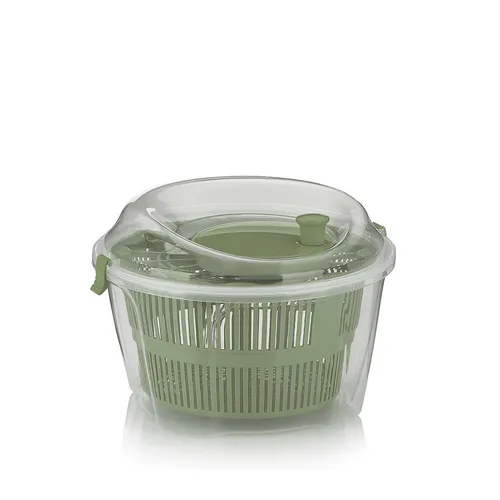 KELA Salatschleuder MALIN 24,5 cm 4,4 Liter grün