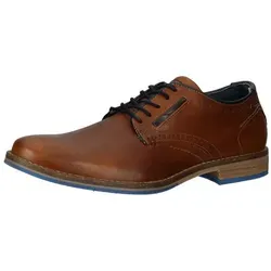 BULLBOXER Herren-Schnürhalbschuhe 773K25263B Cognac 44 - Elegante Herren-Schnürhalbschuhe aus hochwertigem Material, mit flexibler Sohle für besten Grip und individueller Schnürung für perfekten Tragekomfort.