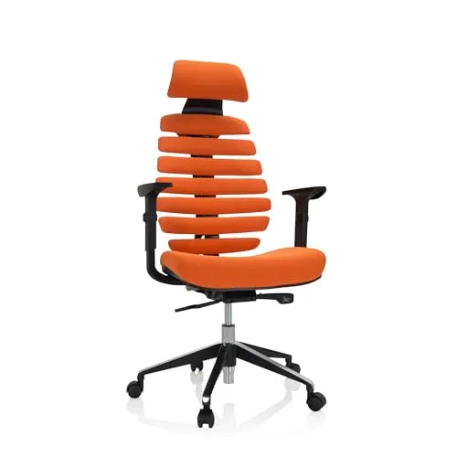 hjh OFFICE Profi Bürostuhl ERGO LINE II PRO in orange von MID.YOU