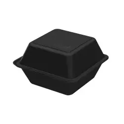 Burger Box ToGo, 157 x 157 x 104 mm 01744202-00001 , 1 Stück, Farbe: schwarz