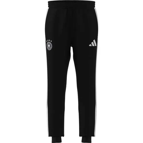 adidas DFB DNA PNT Herren Trainingshose in Schwarz, Größe S - Bequeme Trainingshose aus hochwertigem Sweatgewebe mit DFB-Details; elastischer Bund mit Kordelzug für optimale Passform und seitliche Taschen für praktischen Stauraum.