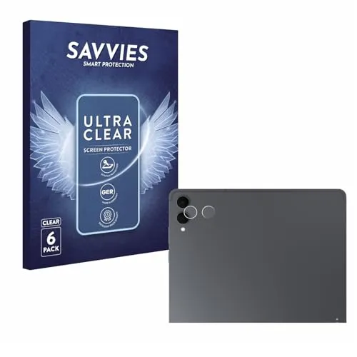 Produktbild Savvies 6 Stück Schutzfolie für Samsung Galaxy Tab S11 Ultra (NUR Kameraschutz) Displayschutz-Folie Ultra-Transparent