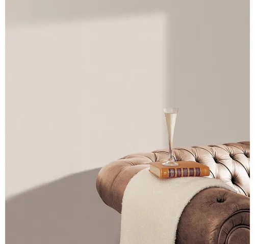 Erismann Vliestapete Uni Textiloptik Struktur Creme Beige Metallic 10437-02