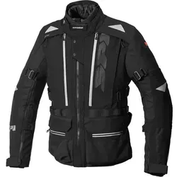 Spidi Allroad Textiljacke H2Out Schwarz M - Hochwertige Motorradjacke mit innovativem 3-in-1-System, atmungsaktiver Membran und herausnehmbaren Protektoren. Ideal für alle Wetterbedingungen und optimale Sicherheit auf der Straße.